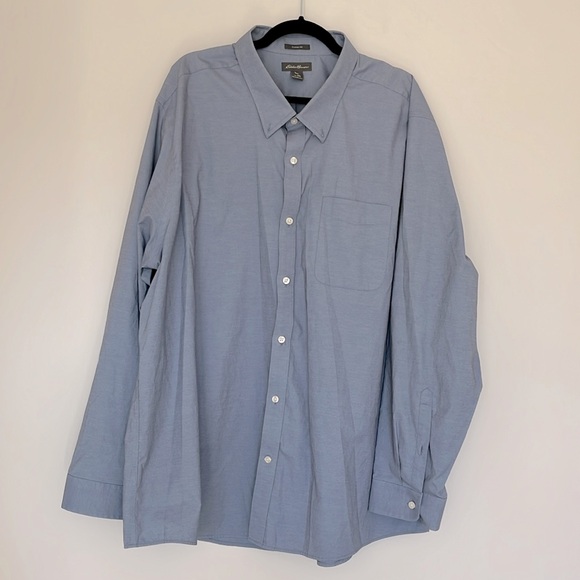 Eddie Bauer Classic Fit Men's Blue Button Down Size 3XL - Picture 1 of 5